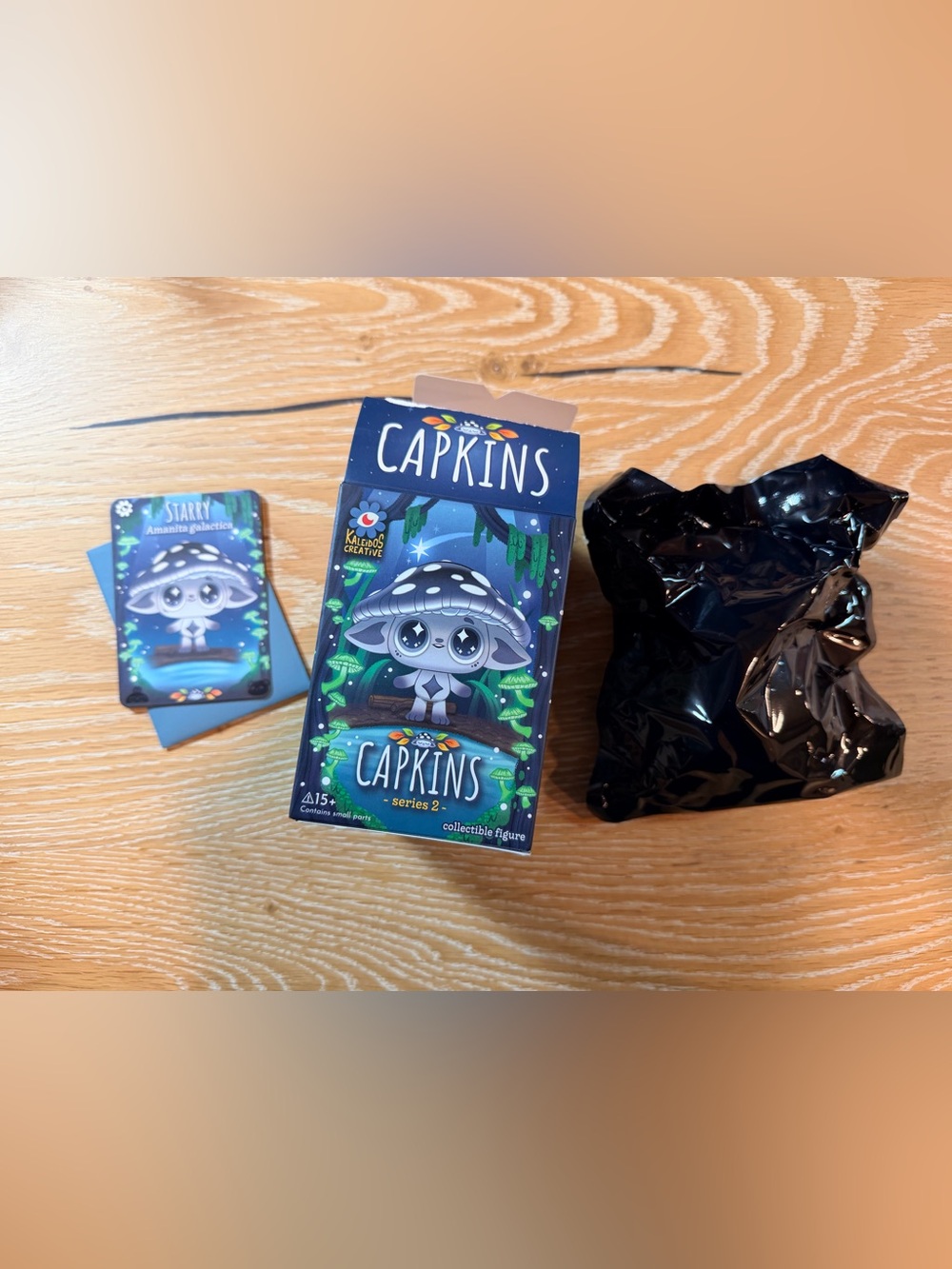 Kaleidos Capkins Series 2 Collectible Figure - Starry Mushroom